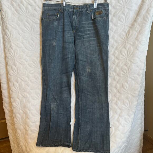 Dolce & Gabbana lightly distressed jeans size 6US (EUR 36) rear metal tag broken - Picture 1 of 7